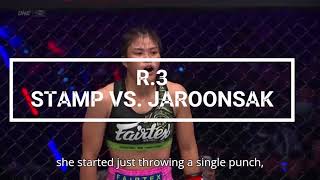 R3 STAMP FAIRTEX VS ANNA JAROONSAK MUAYTHAI FIGHT muaythai sports fighter women video reels [upl. by Siegler]