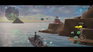 Gameplay RF Varyag 27M Dmg Modern Warships [upl. by Golter602]