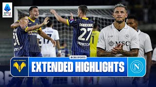 Hellas Verona vs Napoli Extended Highlights  Serie A  CBS Sports Golazo [upl. by Hannaoj14]