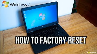 How to easily Factory Reset a Windows 7 PC [upl. by Adnerol471]