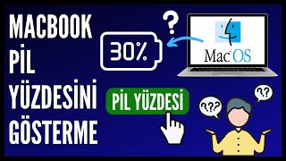 MacBookta Menü Çubuğunda Pil Yüzdesi Nasıl Gösterilir [upl. by Weiler]