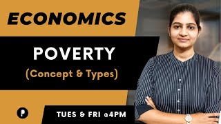 Poverty  Types of Poverty  Economics  SSC amp UPSC [upl. by Aneeras435]