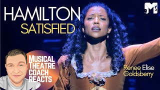 Musical Theatre Coach Reacts  SATISFIED  HAMILTON  Renee Elise Goldsberry [upl. by Borman432]