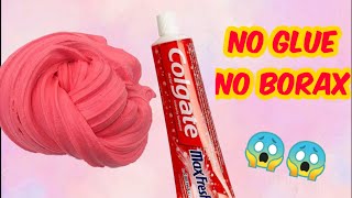 DIY COLGATE MAXFRESH SLIMEHOW TO MAKE COLGATE MAXFRESH SLIME HOMEMADE SLIME WITHOUT GLUE OR BORAX [upl. by Sirapal]