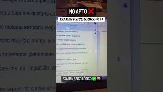 ¿Cómo responder mi examen psicológico Militar 🇲🇽💂🏻 [upl. by Irrahs27]