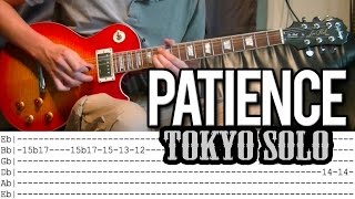 Guns NRoses  Patience Tokyo SOLO Lesson by Slash With Tab [upl. by Harriet618]