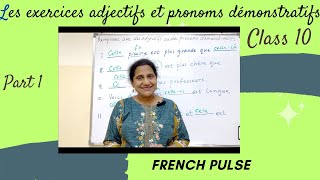 Les exercices adj et pron deÌmonstratiffrench [upl. by Alikat403]