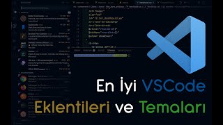 Kullandığım En İyi Visual Studio Code Eklentileri ve Teması VSCode Extensions  Theme [upl. by Vins678]