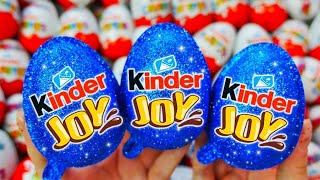 Oddly Satisfying Video Surprise Eggs Kinder Joy Chocolate  ASMR Opening Kinder Joy [upl. by Dammahum]