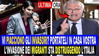 Belpietro Non Perdona e Mostra lIPOCRISIA della Sinistra “Portateli a Casa Vostra” [upl. by Aydiv]