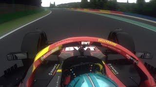 Pierre Gasly Onboard Belgian GP FP1  Assetto Corsa [upl. by Niveek]