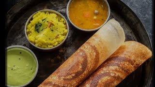 Today Morning breakfast masala dosa sambar peanut chutney  dosubscribe subscribe trending [upl. by Kacerek]