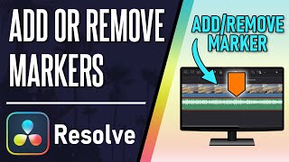 How to Add or Remove Marker in Davinci Resolve [upl. by Winther]