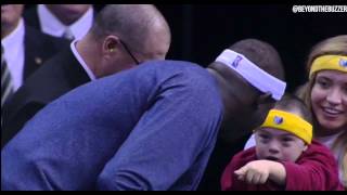 Zach Randolph gives shirt to child with special needs [upl. by Notsej682]