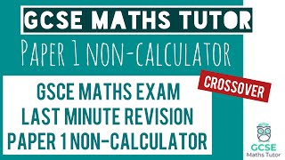 Last Minute Maths Revision  May 2023 Maths Exam Paper 1 NonCalculator  GCSE Maths [upl. by Adlev]