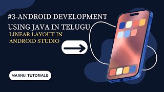 Le3Linear Layout in Android Developmentandroidstudio androiddevelopers [upl. by Kassey]