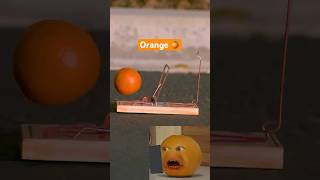 Drawing ANNOYING ORANGE In CHALK fanart [upl. by Ilrebmik]