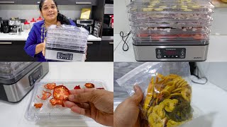 Make Dried Fruits at Home Easily  Sun dried Tomato Desiccated coconut  Agaro Dehydrator Review [upl. by Eninaej790]