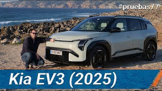 Kia EV3 2025  Primeras impresiones de este eléctrico que destaca por precio y autonomía  km77com [upl. by Jehias460]