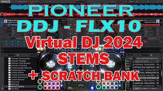 Pioneer DDJFLX10  Virtual DJ 2024 Mapeo Personalizado WINDOWSMACby Franklin Carua DJ [upl. by Llevel916]