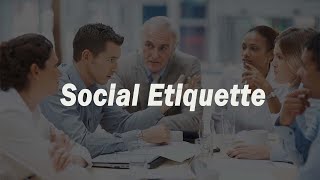 Social Etiquette [upl. by Villada]