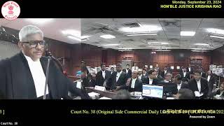 23 September 2024  Court No 38  Live Streaming of the Court proceedings [upl. by Eellah]