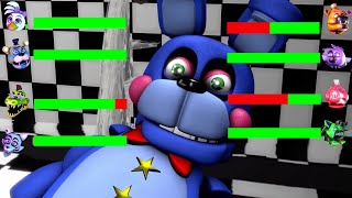 SFM FNaF Rockstar vs Pepsi Animatronics WITH Healthbars [upl. by Garrek]