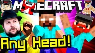 Minecraft GET ANY HEAD Mob Head Command in 17 [upl. by Tiga289]