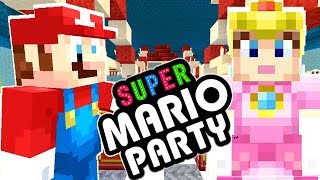 Minecraft  Super Mario Series  Super Mario Party At Peachs Castle 355 [upl. by Elmer]