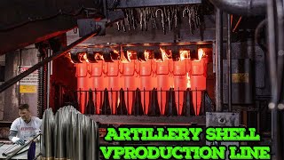 Incredible 155mm Artillery Shell Production Process  The Fastest Mass Bullet Production Line [upl. by Nnaylrebmik]