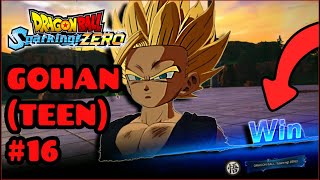 GOHAN TEEN Winning With Every Character In DRAGONBALL SPARKING ZERO RANKED 16 [upl. by Madson]