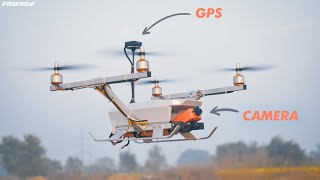 Homemade Quadcopter Drone with Camera and GPS  CrossFlight [upl. by Dearborn]