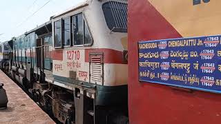 Samalkot Junction to Kakinada Town NonStop Train Journey [upl. by Kailey]