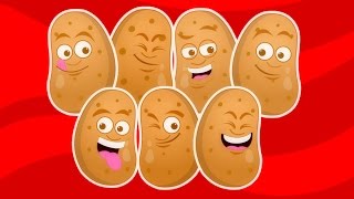 Potato Song  One Potato Two Potato  Kids Songs And Nursery Rhymes For Children [upl. by Darcia694]