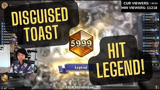 DISGUISED TOAST HIT LEGEND IN HEARTHSTONE 2022 [upl. by Dunstan]