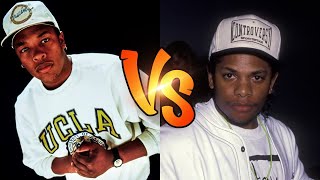 Dr Dre vs EazyE  All Diss Tracks In A Feud 1992  1996  Death Row vs Ruthless [upl. by Barthol980]