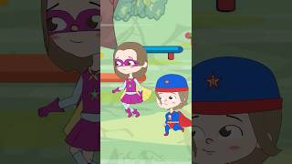 Superheroes Unite to Save a Cat Can You Join kidshorts [upl. by Soirtemed532]