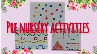 Preschool Activity Fine Motor Skill Activity for Kindergarten Nursery Activity [upl. by Anidal]