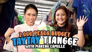 2000 Pesos Budget In Taytay Tiangge With Mareng Camille  Toni Gonzaga [upl. by Aidyl]