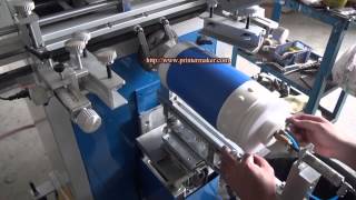 400AB Cylinder screen printer setting up video [upl. by Layton]