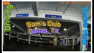 Driving Sams Club Retail Rd Dallas TX to High Five Interchange [upl. by Vivyan]