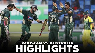 Highlights  Pakistan vs Australia  ODI  PCB  M2C2A  PAKvAUS [upl. by Landbert]