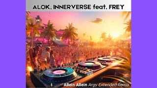 Alok Innerverse feat Frey  Allein Allein Argy Extended Remix [upl. by Hartill]