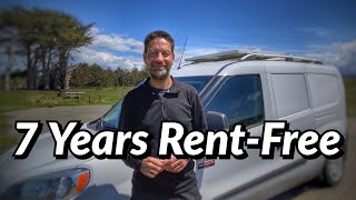 Seven Years Rent Free  Man Finds Happiness Living In A Minivan  Simple SelfBuilt Campervan [upl. by Ystap]