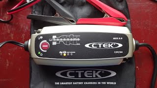 CTEK MXS 50 Battery Charger Unboxing Manuals and Testing [upl. by Bethena]