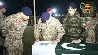 Captain Muhammad Zohaib Din amp Sepoy Iftikhar Hussain Shaheed Funeral Prayers in Peshawar amp Bannu [upl. by Ashlen499]