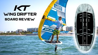 KT Wing Drifter board  Wing Foil Review [upl. by Gonzalez]