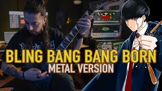 BLINGBANGBANGBORN MASHLE Season 2 OP  ORIGINAL METAL COVER by Rocco Minichiello [upl. by Seidule]