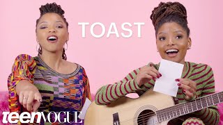 Chloe x Halles Freestyle Jam Session  Teen Vogue [upl. by Althee]