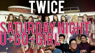 4LadsReact TWICE  Saturday Night  UGoGirl  Special Live Stages [upl. by Ettenahs]